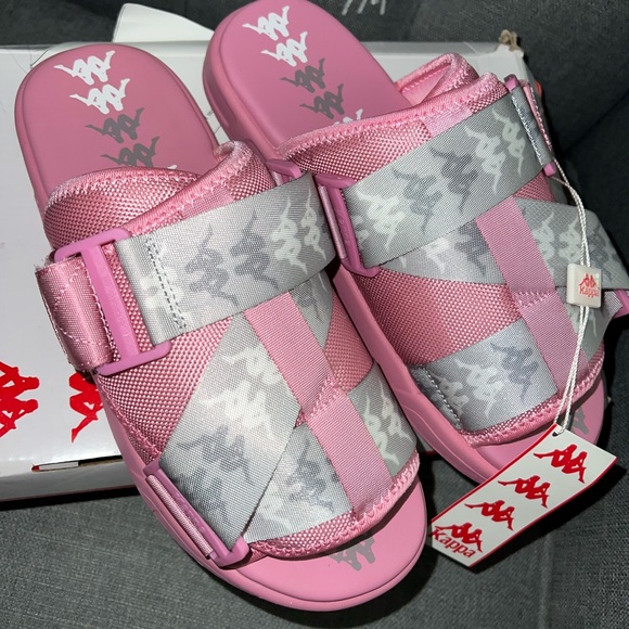 Kappa | Shoes | Pink Kappa 222 Banda Mitel 7 Slides | Poshmark